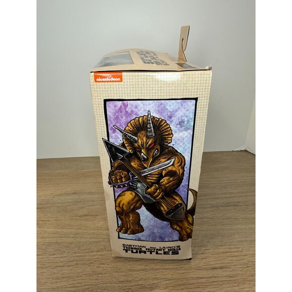 NECA Teenage Mutant Ninja Turtles Triceraton Gladiator Action Figure Collectible - Picture 5 of 9